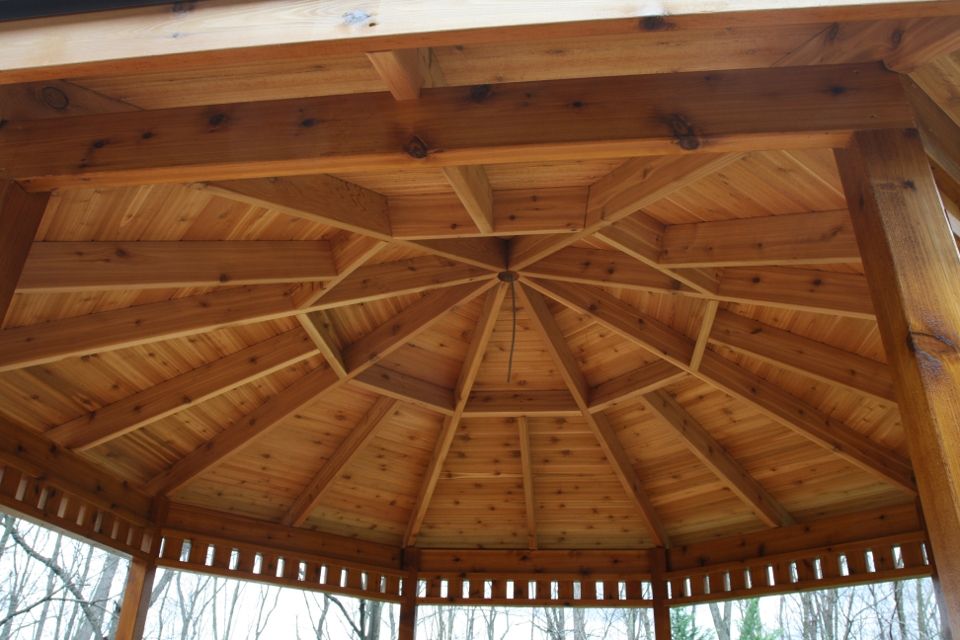 Wooden Ceiling Gazebo