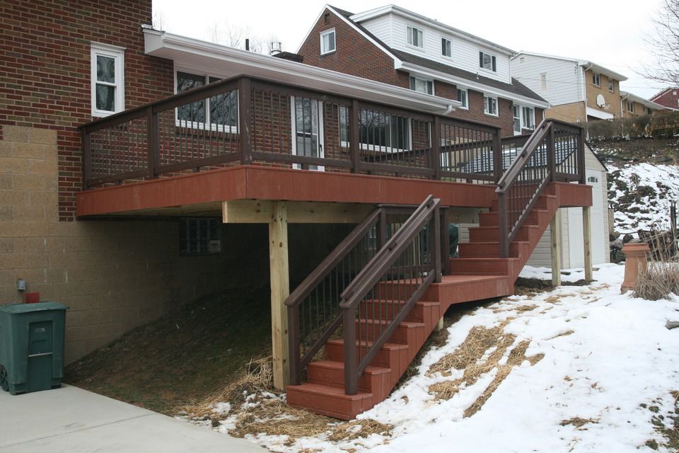 Elevated Deck With Steps