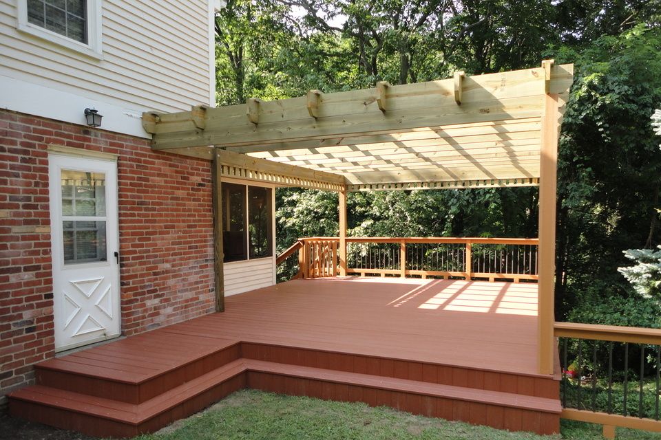 Porch With A Pergola